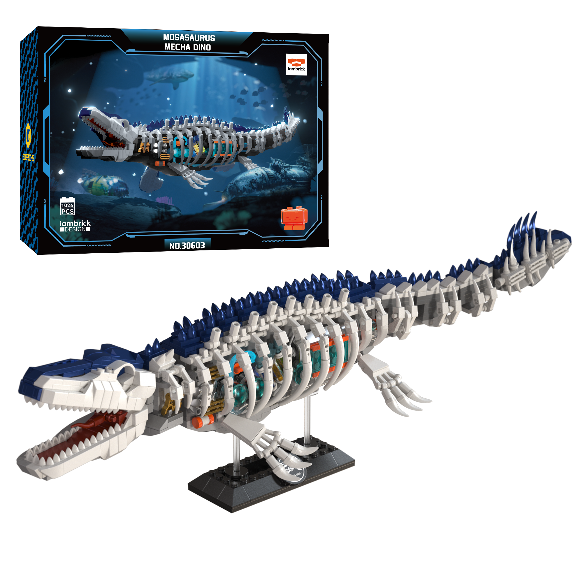Mecha Dino Mosasaurus