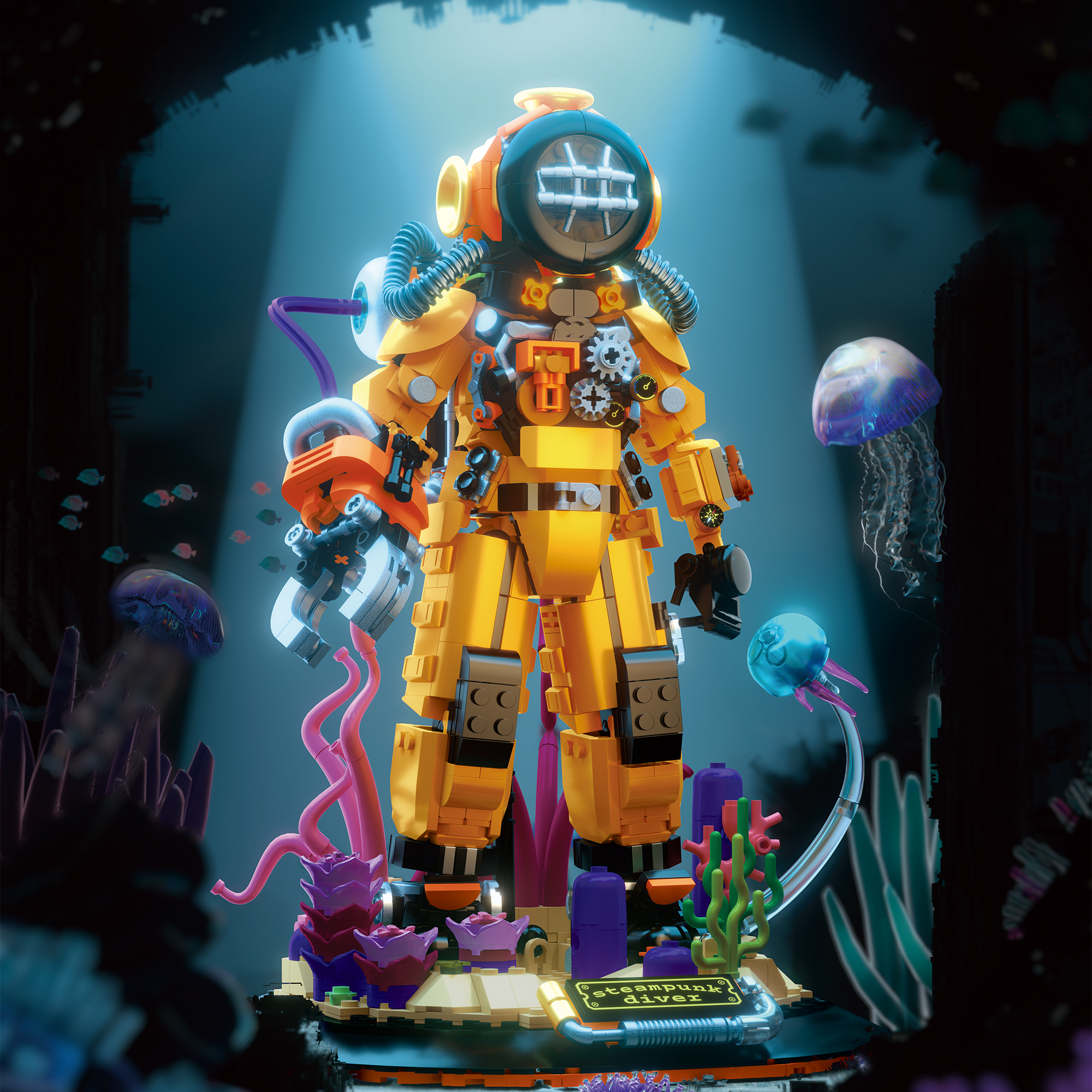 Steampunk Diver