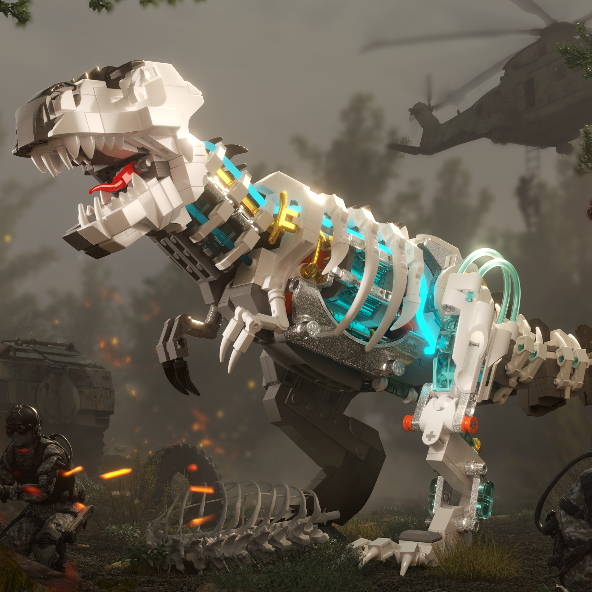 Mecha Dino Tyrannosaurus